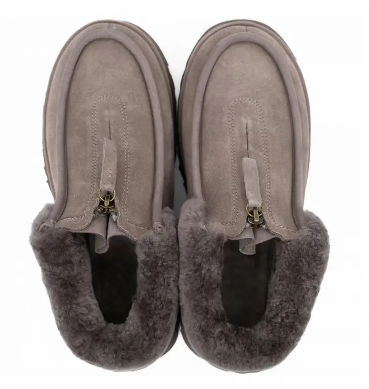Funkette Platform Boots — Smoke