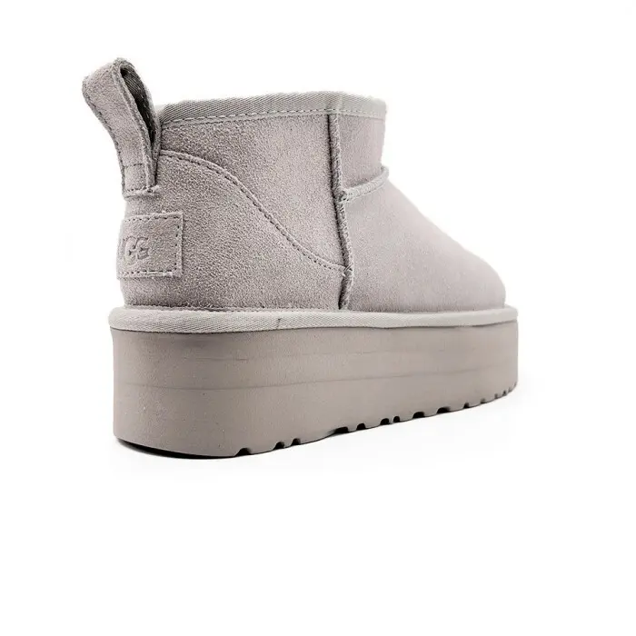 Ultra Mini Platform Boot — Grey Violet