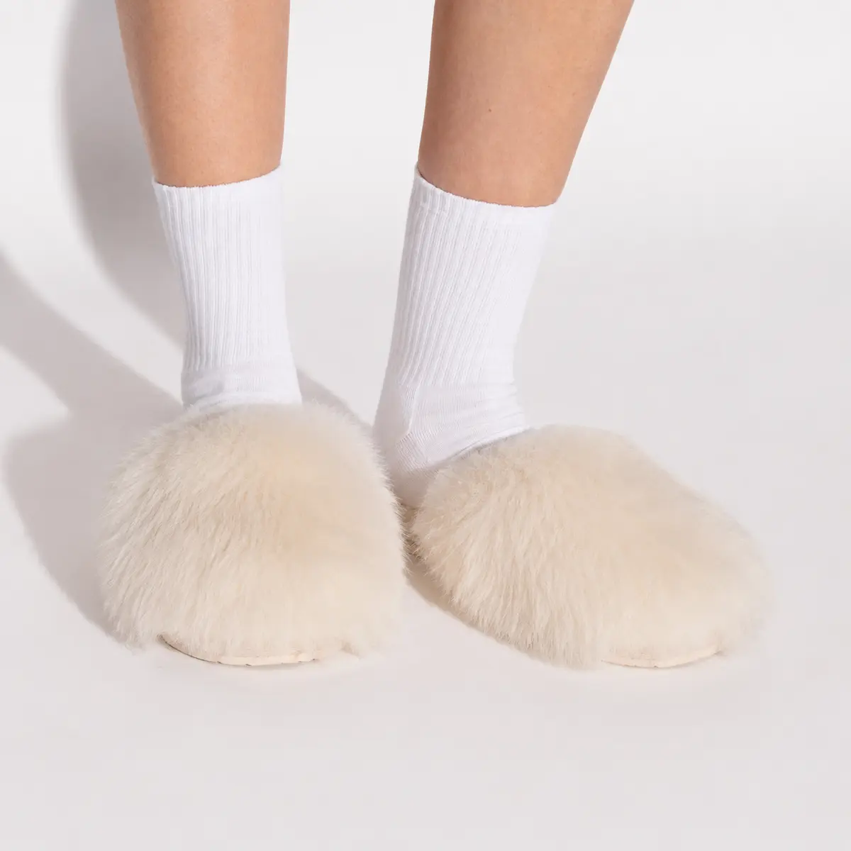 Slipper Chalet — Slipper Scuffette Chalet White