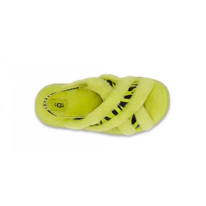 Disco Cross Slide — - Key Lime — Green