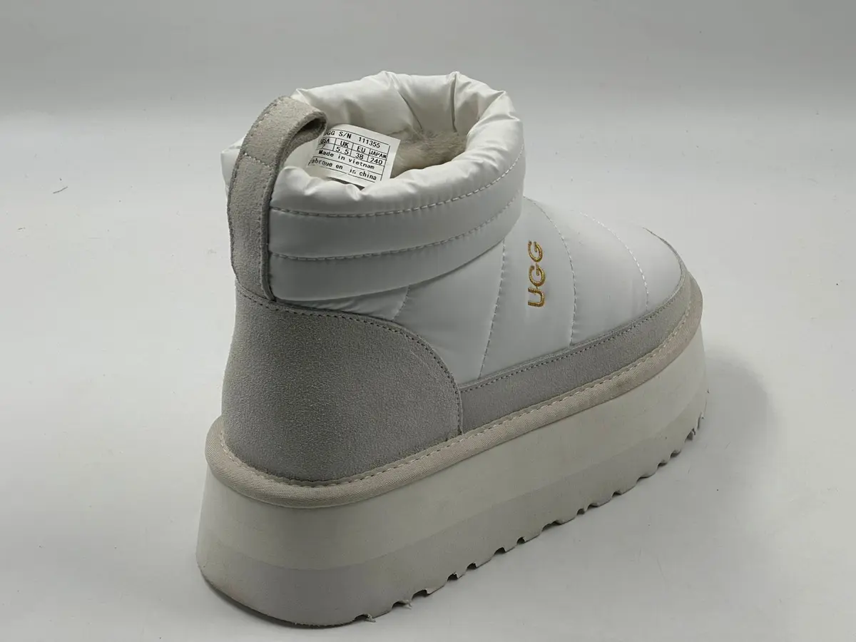 UGG Womens OBBA Platform — White