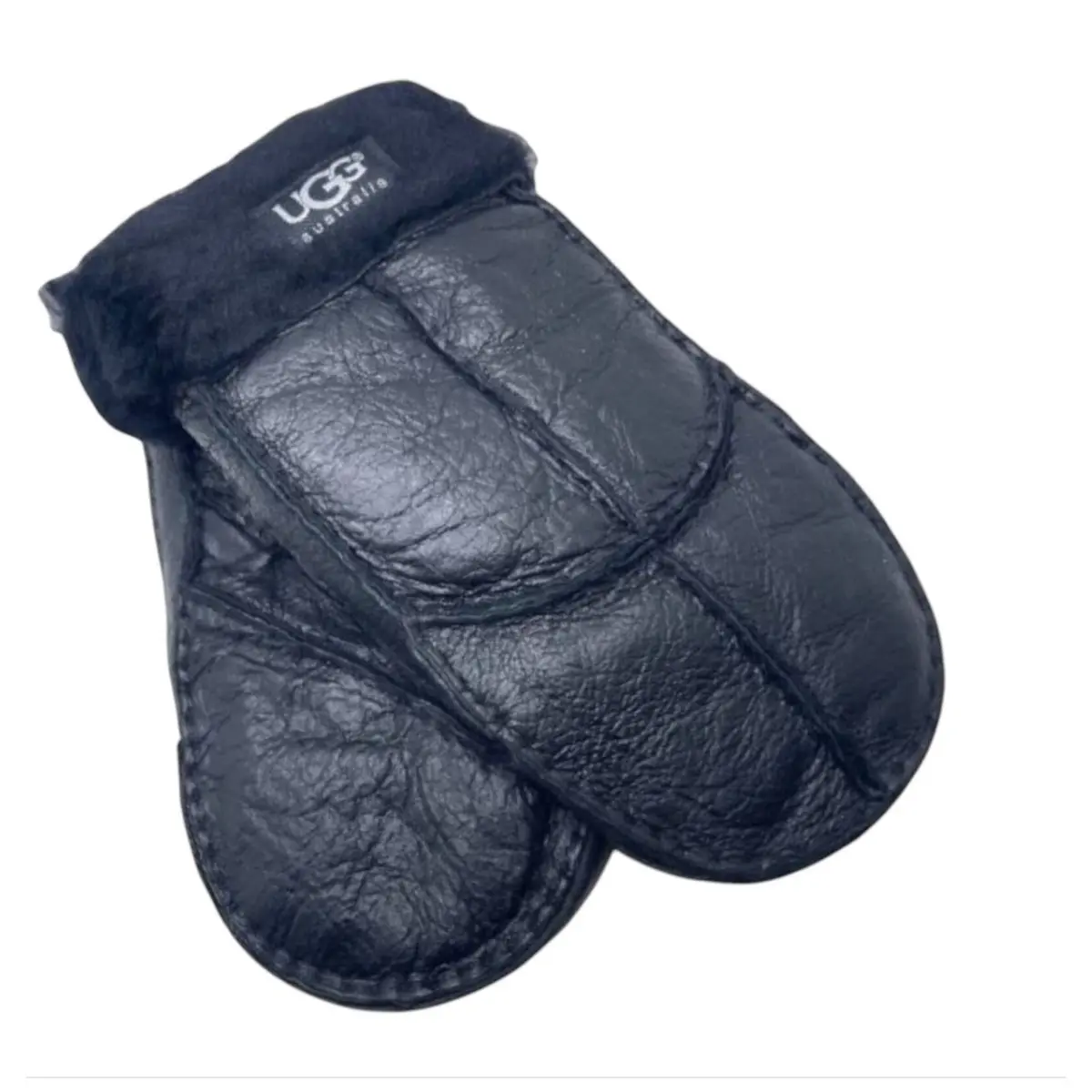 Женские варежки UGG Glove Женские варежки ugg glove - leather black — Женские варежки ugg glove - leather black