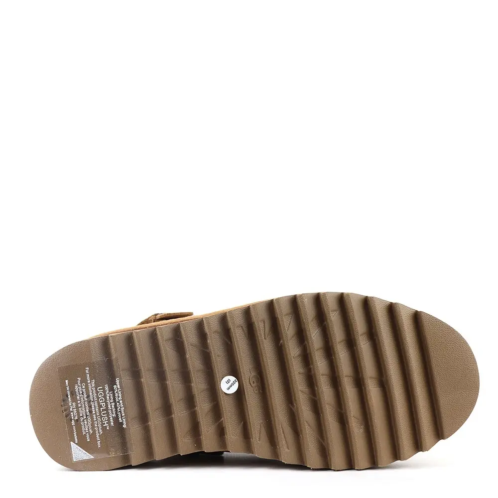 Goldenstar Clog Platform — Chestnut