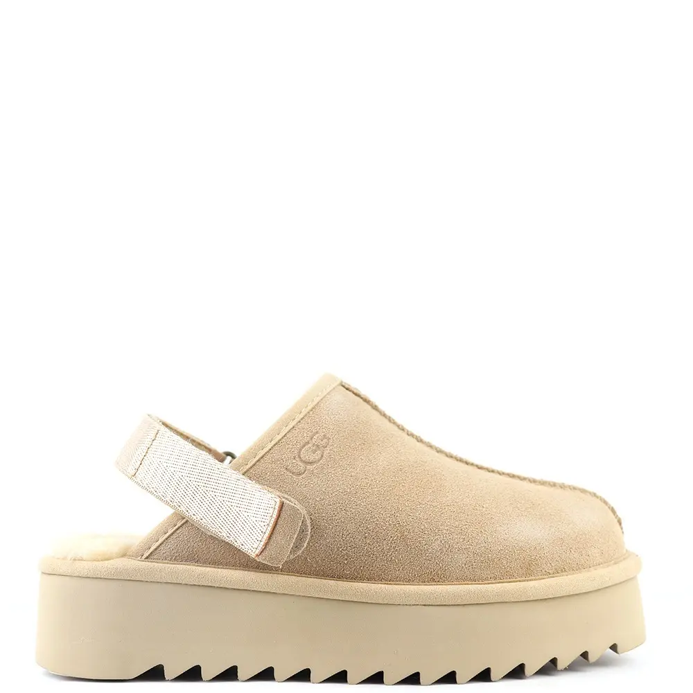 Goldenstar Clog Platform Sand — Sand