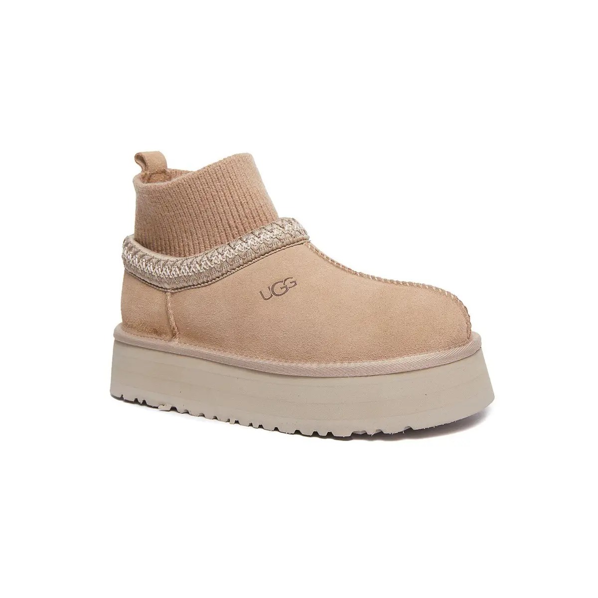 Tazz Platform Knit — Sand
