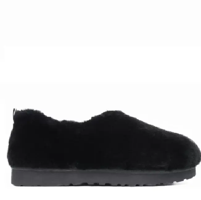 UGG Hailey Fluff Slippers — White